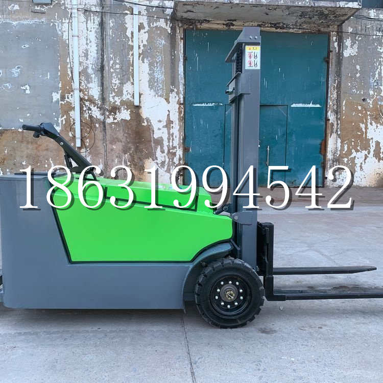 平山县小型电动叉车1吨2吨步行站驾式电瓶堆高充电装卸车液压升降车铲车